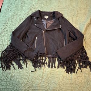 Show Me Your Mumu suede fringe jacket